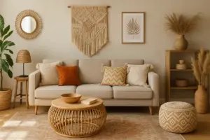 Arredamento boho chic per il salotto: il tocco personale che sorprende gli ospiti