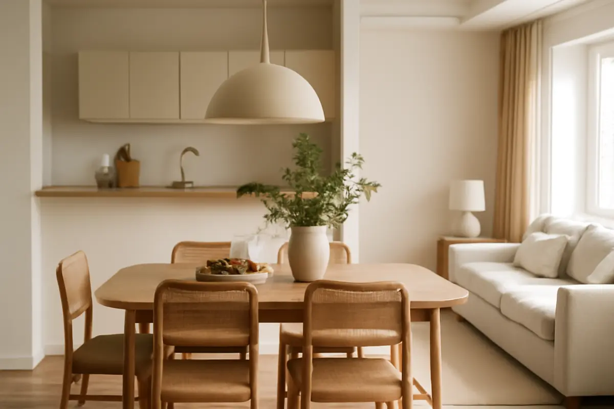 Zona pranzo open space idee: come creare convivialità ed evitare la confusione visiva