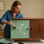 Come cambiare il look di una vecchia credenza? La tecnica semplice per trasformarla senza fatica