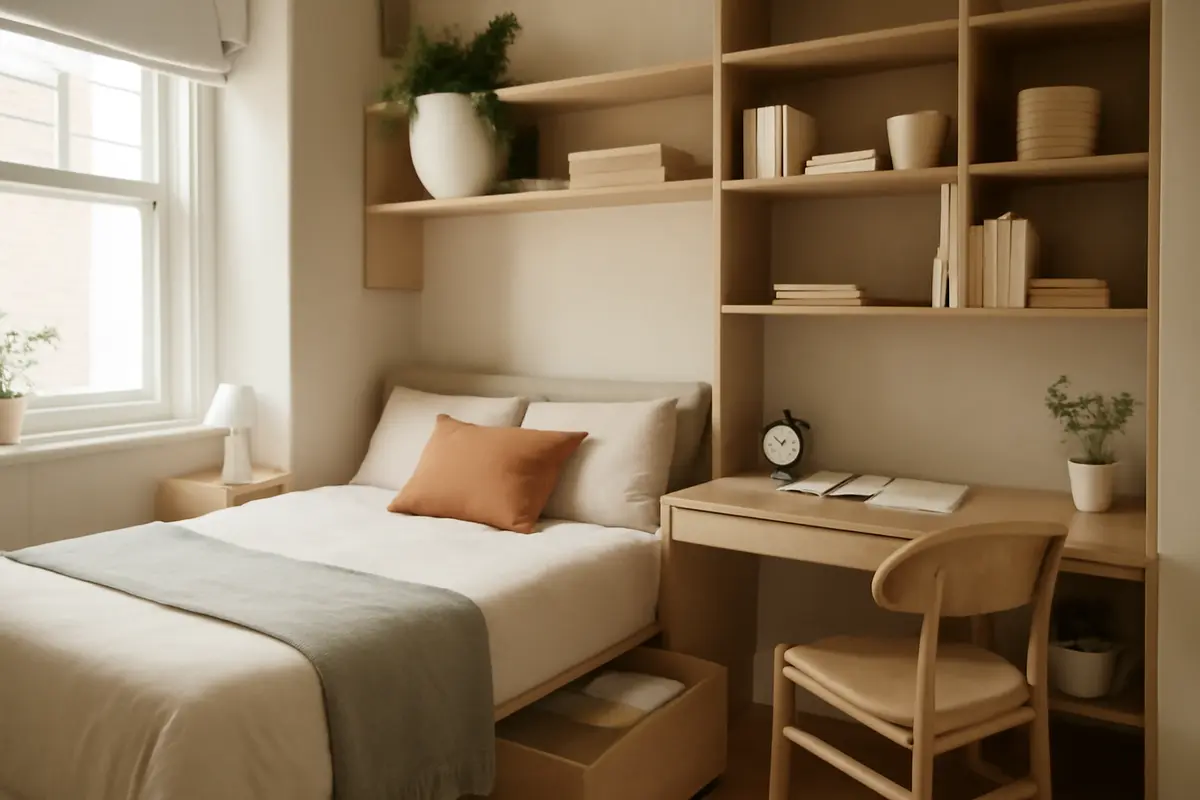 Come valorizzare una camera da letto piccola? Scopri il trucco dell’arredo multifunzione