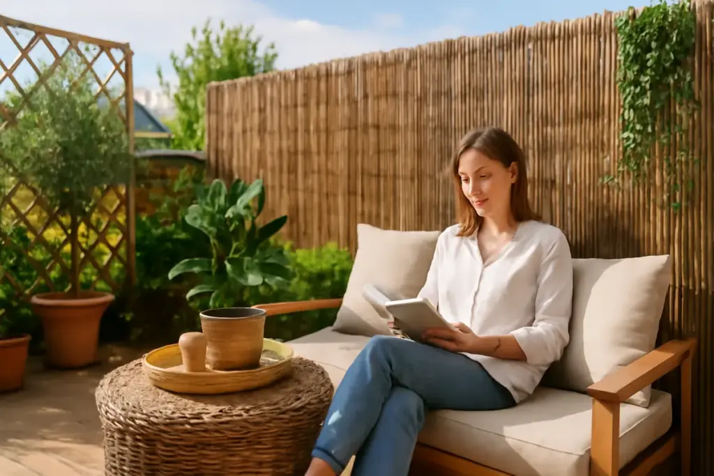 Come creare privacy in terrazza senza installare muri? Idee decorative poco invasive