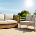 Divani da esterno in rattan o alluminio? Il materiale che resiste meglio al sole estivo