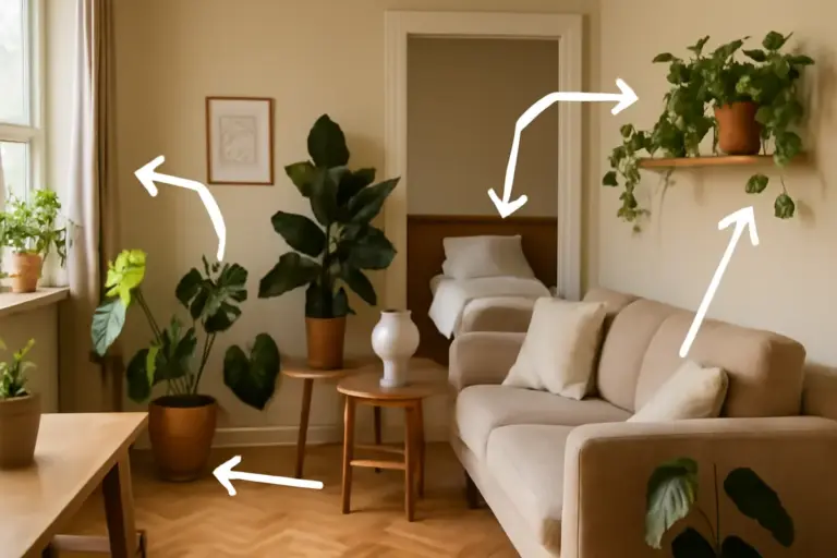 Come disporre le piante nei diversi ambienti di casa? Un trucco per mantenerle sane e decorative