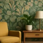 Carta da parati a tema botanico: la scelta che valorizza ambienti piccoli e grandi