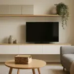 Soggiorno con mobili sospesi: perché sono ideali quando vuoi mantenere tutto ordinato