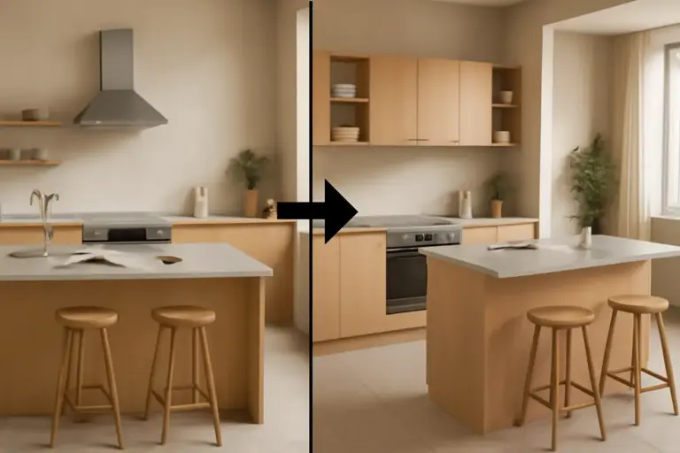 Cucine con penisola o isola? Il trucco per sfruttare davvero lo spazio a disposizione