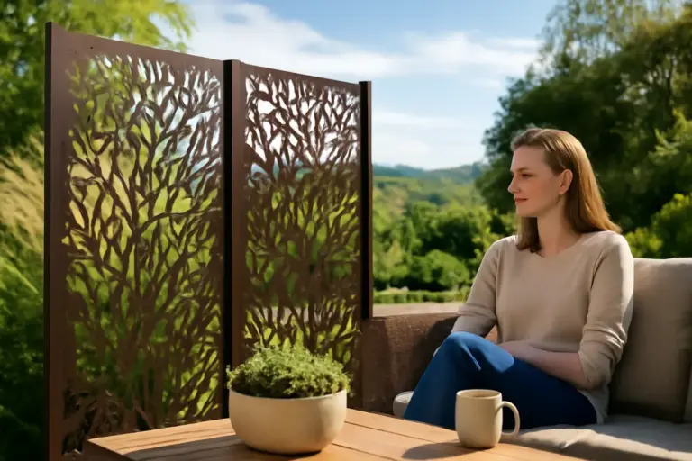 Paraventi da giardino decorativi: come usare questi elementi per proteggere dal vento senza chiudere la vista