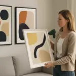 Scegliere quadri astratti per casa moderna: la tecnica che aggiunge personalità con pochi elementi