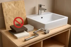 Quali materiali evitare per un mobile da bagno fai da te? Il dettaglio che fa durare di più la tua creazione