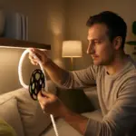 Illuminazione LED fai da te per la zona living: soluzione semplice che abbassa consumi e mette in risalto l’arredo