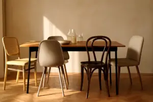 Mixare sedute diverse attorno al tavolo: la regola d’equilibrio che rende il risultato elegante