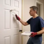 Verniciare le porte interne senza smontarle: il procedimento rapido che riduce i tempi e il disordine
